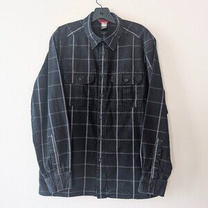 The North Face Flannel Plaid Button Down Men's Tag size L